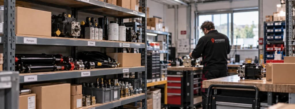 Atelier HYDEMA — pièces hydrauliques et technicien